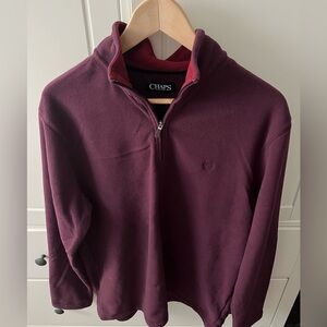 Chaps Zip Sweater
